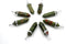 Unakite Gemstone Pendants, 8x38mm, Free Form Pendant, Sold As 1 Piece.